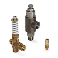 Brass and Stainless Steel Relief/Pop-Off Valves